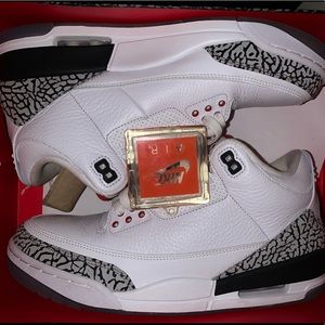 Jordan Retro 3 NRG White Cement Free Throw Line